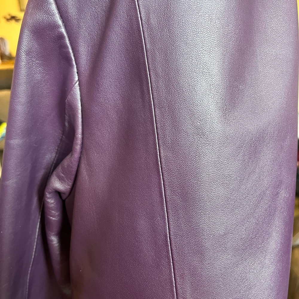 Pendleton Purple Leather Jacket - image 5
